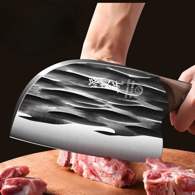 Kitchen knife, household forging, chopping and cutting dual-use knife, chef's super sharp kitchen bone cutting tool