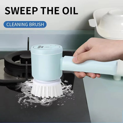 Wireless Handheld Electric dishwasher Kitchen Rechargeable Electric Cleaning Brush Bathroom Tile Professional cleaning Machine