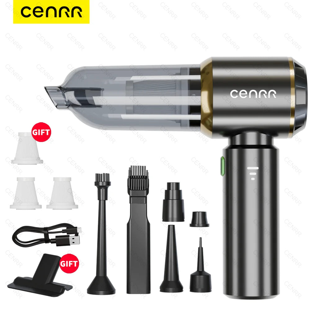 CENRR 360000PA Car Vacuum Cleaner Home Appliance Powerful Wireless Car Cleaner HandHeld Portable Vacuum Cleaner Cleaning Machine