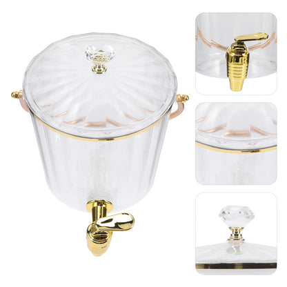 Water Bottle Ice Bucket Cold Jug Cocktail Dispenser Juice Containers for Party Beverage Fridge Drink Dispensers Pool