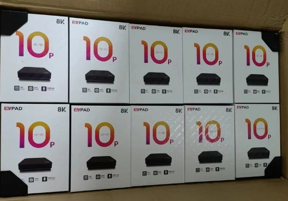 [Genuine] EVPAD 10P 2024 Super JP Korea USA TV box Hot sell Asia SG MY CA UK AUS Newest media player update from EVPAD 6P tv box