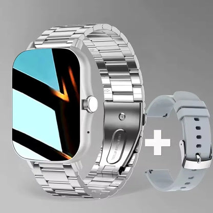 2025 Smart Watch 2.01 Inch HD Display Bluetooth Call Message Preview Sport Modes DIY Dial Weather Forecast Watches For Men Women