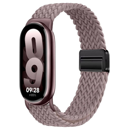 Braided Loop Strap For Xiaomi Band 9 8 Magnetic Buckle Mi band 9 Nylon Bracelet Comfortable Wristband For Mi Band 10 Accessories
