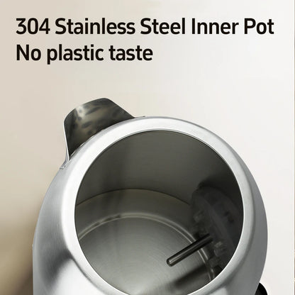 Stainless Steel Electric Kettle with Temperature Display, Kitchen Appliances, Smart Kettle, Tea and Coffee Thermo Pot, 2L