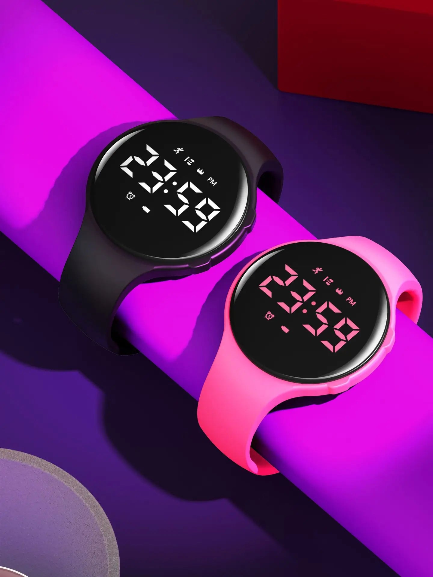 Smart Watch Rate Smartwatch Fitness Tracker Silent Vibration Alarm Clock to Get Up Step Counting Waterproof Smart Brac