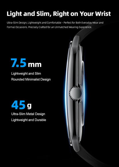 2025 new smart watch, 1.96-inch sports watch, IP67 waterproof, 110+ sports mode, fitness activity tracker, ultra-thin watch.