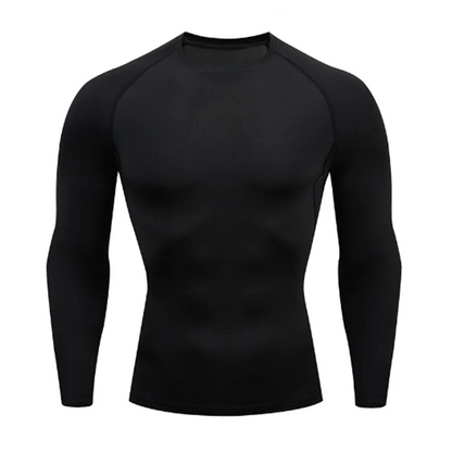Compression Shirts Men's Rashguard Quick Dry Gym Fitness Shirts Spring Beach Surfing Athletic Sport Running Workout Tops Tees