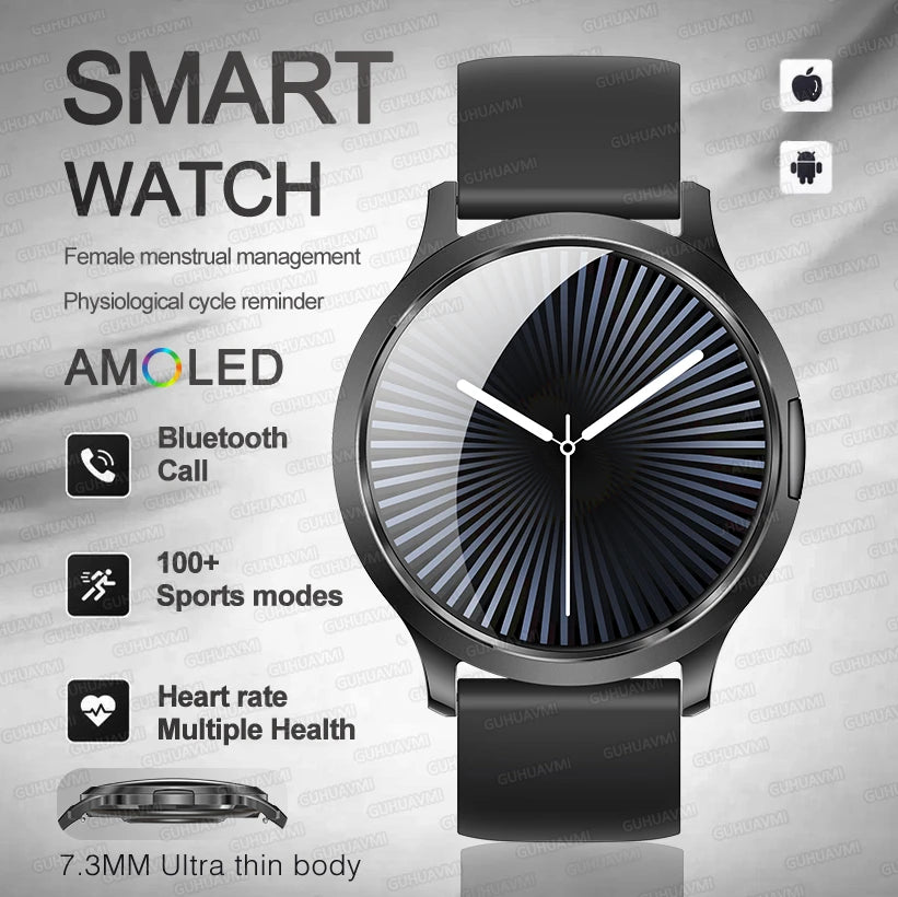 2025 New Smart Watch For Women Gift 1.32 Inch Full Touch Screen Sports Fitness Watches Bluetooth Calls Digital Smartwatch Ladies