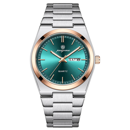 PAAZOMU Luxury Quartz Man Wristwatch Sport Men Watches Waterproof Luminous Date Week Stainless Steel Men's Watch Male Reloj
