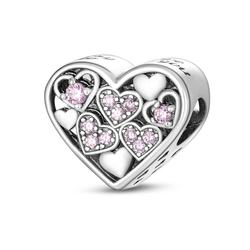 Charm Hot Sales 925 Silver Original Charms Beads Fit Pendant Charm Bracelet Dangle for Women DIY Fine Jewelry Making