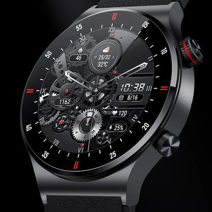 GPS ECG+PPG Bluetooth Call Smart Watch Men 2025 Sports Bracelet NFC Waterproof Custom Watch Face Men SmartWatch For IOS Android