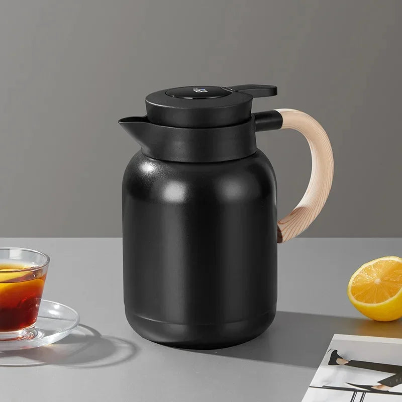Home 316 Stainless Steel Tea Brewing Insulated Pot Hot Water Bottle Coffee Pot 2L Custom Engraving Gift Quality Home Goods