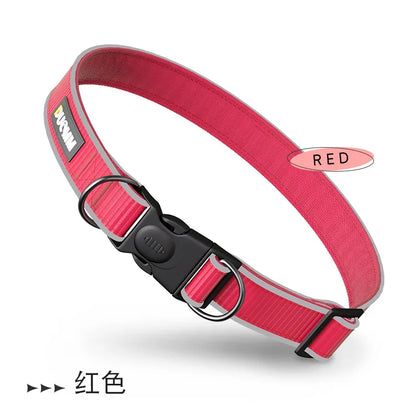 New Dog Collar and Leash Set Reflective Nylon Adjustable Collar for Small Medium Dogs Pet Walking Gear Dog Accessories P020