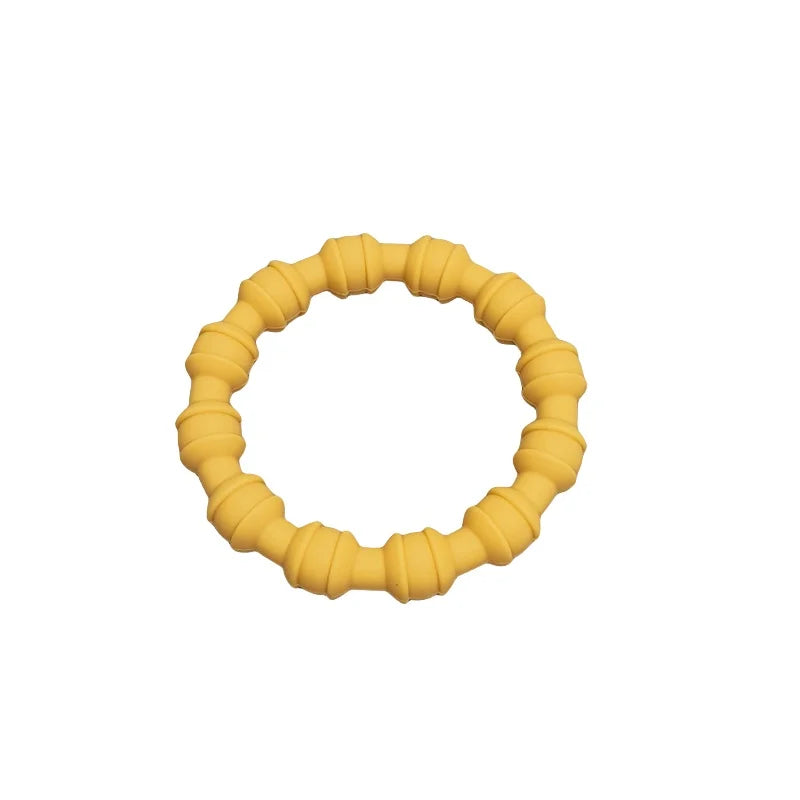 Baby food grade silicone teethers children's bracelet baby teething stick children mouth muscle trainer