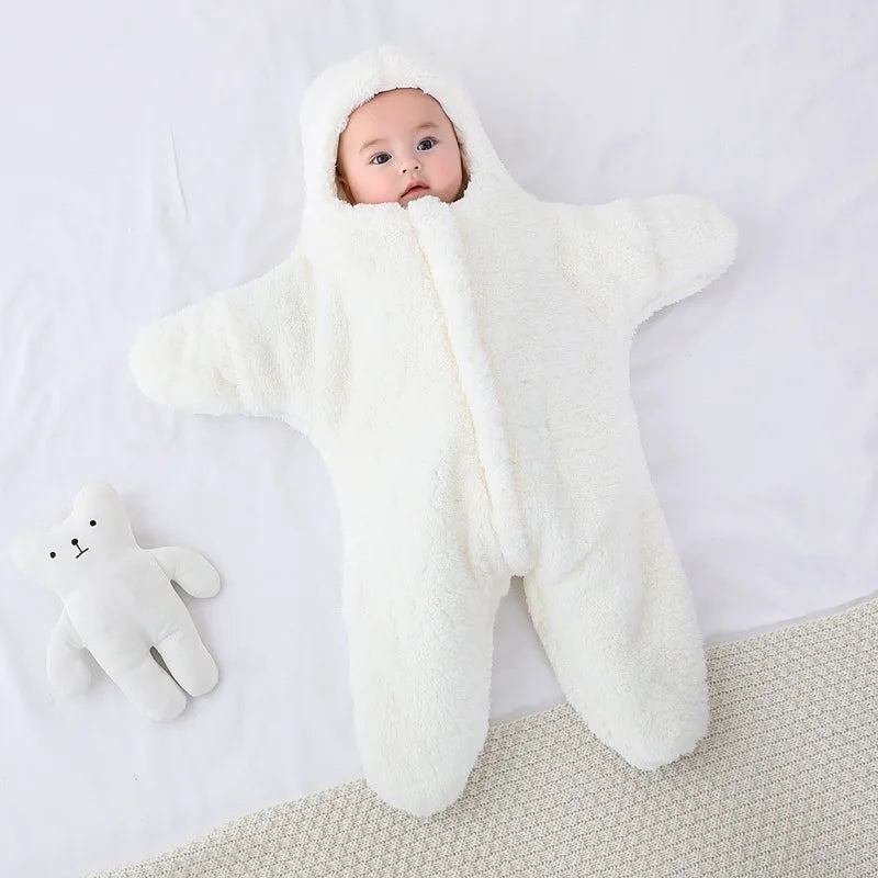 Newborn Baby Boy Girl Kids Cartoon Hooded Romper Jumpsuit Bodysuit Clothes Outfits Long Sleeve Playsuit Toddler One Piece Outfit