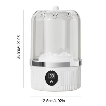 Cordless Small Washing Machine with Laundry Cup Portable Washing Machine Mini Special Washer for Travel Home and Dormitory