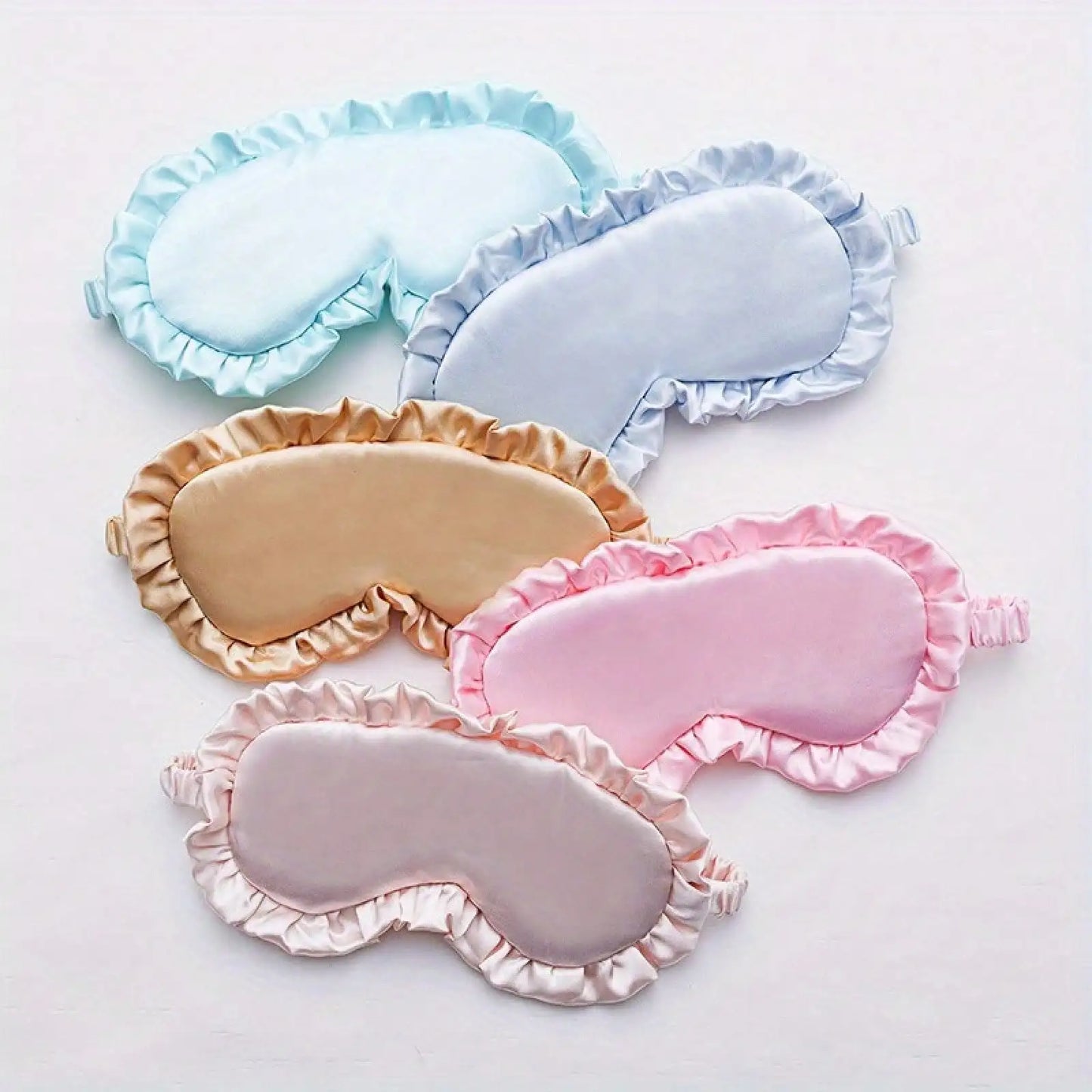 Imitated Silk Eye Patch Shading Sleep Eye Mask Eyepatch Travel Relax Cover Eyeshade Health Sleeping Shield Eye Care Tools