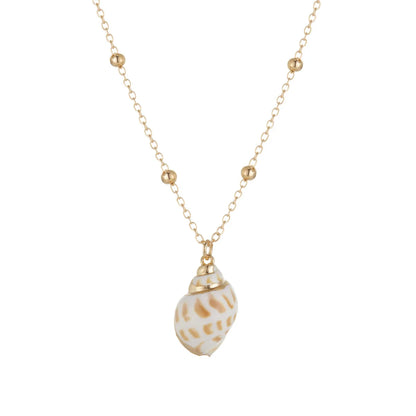 Bohemia Conch Shells Necklace Sea Beach Shell Pendant Necklace for Women Female Shell Cowrie Summer Party Gifts Jewelry choker