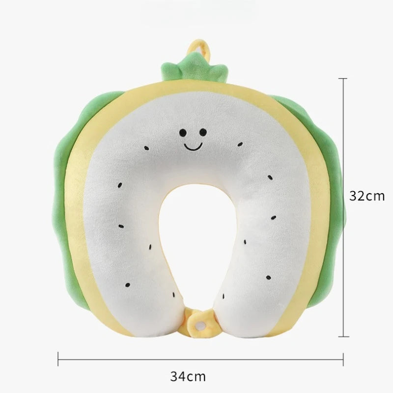 Cartoon U-shaped Pillow Travel Portable Aircraft Pillow Creative Neck Pillow Soft and Comfortable Nap Neck Pillow