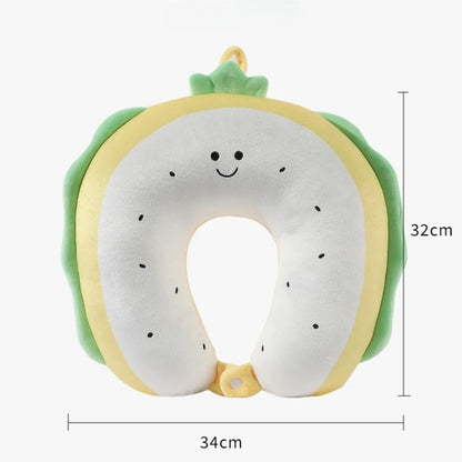 Cartoon U-shaped Pillow Travel Portable Aircraft Pillow Creative Neck Pillow Soft and Comfortable Nap Neck Pillow