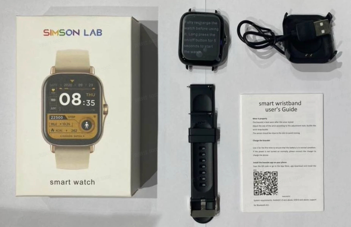 2025 Smartwatch Android Phone 1.44''Inch HD Screen Bluetooth Call Blood Oxygen/Pressure Monitoring Smart Watch Women Men Gift