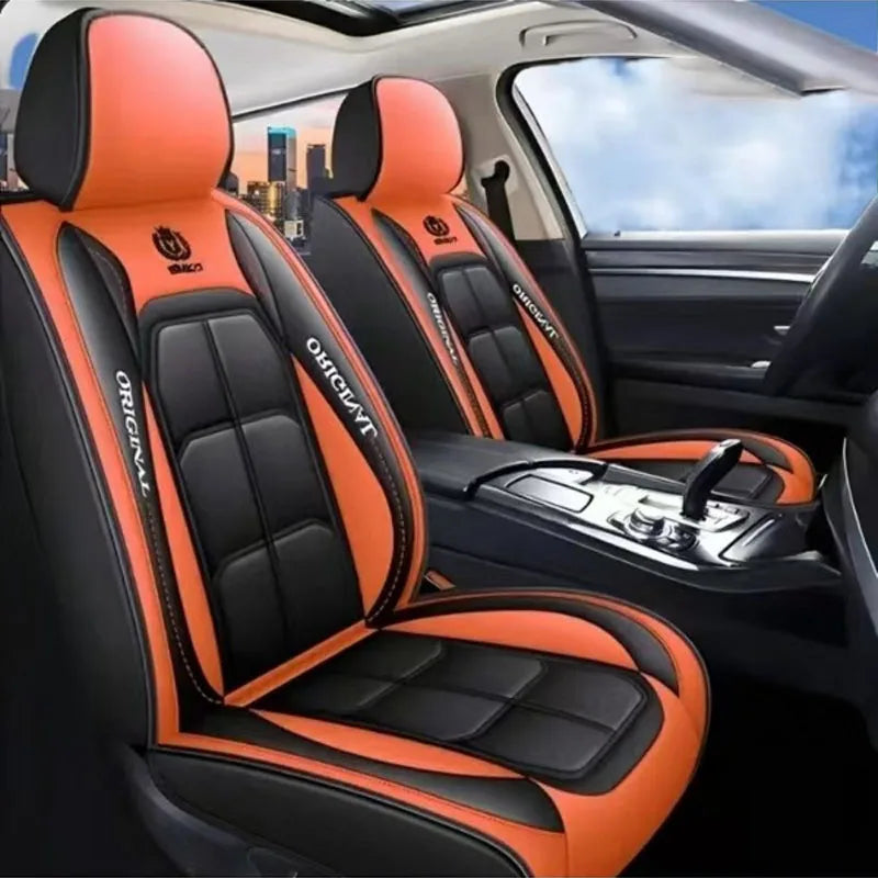 All inclusive seat cover, full leather car seat cushion, Driver's seat cover or passenger seat cover, all season universal pad