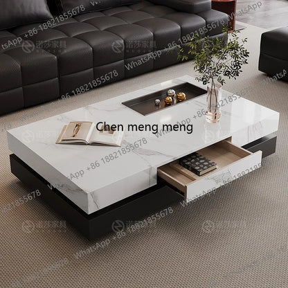 A55 Moving Luxury Coffee Table Bedroom Modern Living Room Decoration Moving Side Table Writing Couchtisch Chinese Style Furnitur