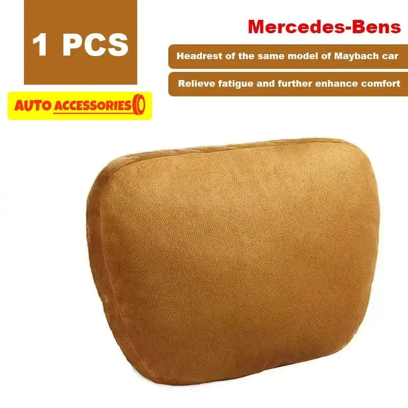 1/2PCS Car Headrest Neck Support Seat / Maybach Design Class Soft Universal Adjustable Car Pillow Neck Rest Cushion High Quality