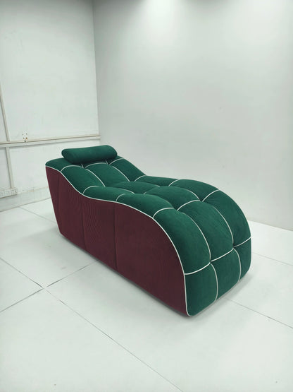 Vacuum Compressed Chaise Lounge Chair, Space Saving No Deformation Soft Lazy Sofa for Living Room Apartment Small Space