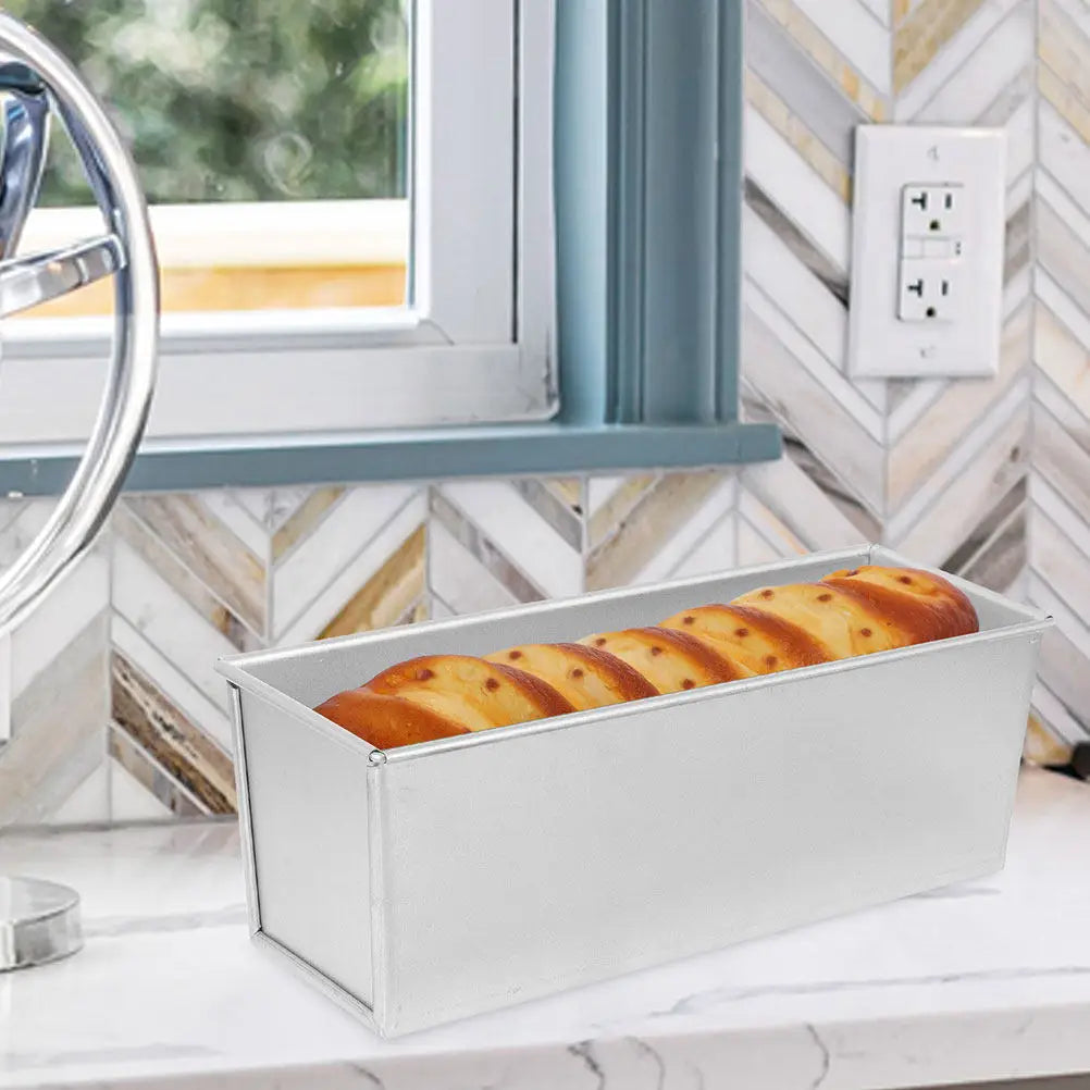 750g Loaf Tin With Lid Non-stick Bread Toast Mold Bread Pan Loaf With Lid Bakeware Cover Nonstick Baking Mold Pans Lids Trays