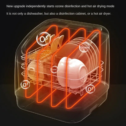 Automatic Dish Washer Home Small Desktop Independent Intelligent Disinfection Cabinet Lave Vaisselle 식기세척기 посудомоечная машина