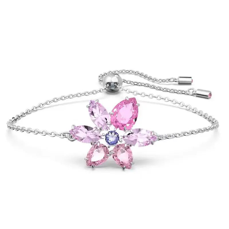 YEEVAA Candy Colorful Imitation Crystal Dopamine Unique Design Choker Necklace Bracelet Earrings, Jewelry for Women Bridal Gift