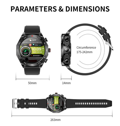 2024 New Smart Watch TWS 2-in-1 Bluetooth Earphones AI Voice SIRI Wake Up Motion Trajectory Tracker Men's and Women's Smartwatch