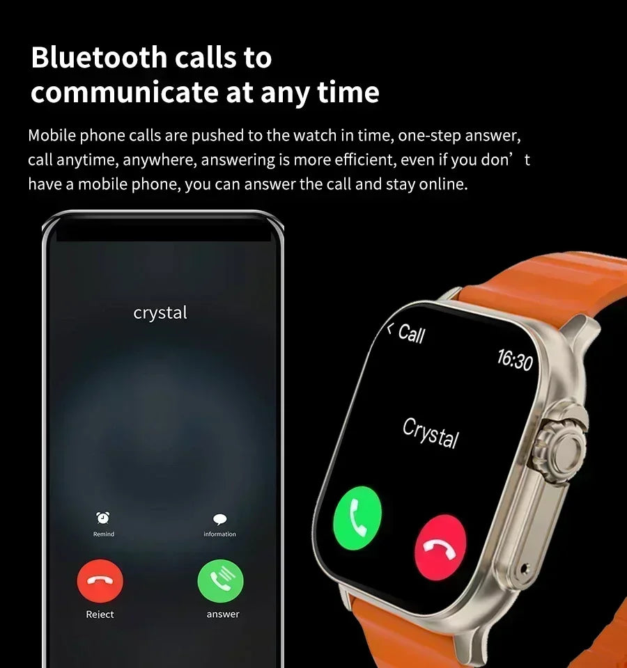 2025 New Smart Watch with Heart Rate Tracker and Sleep Monitor, Dustproof and Waterproof Features for Active Lifestyles