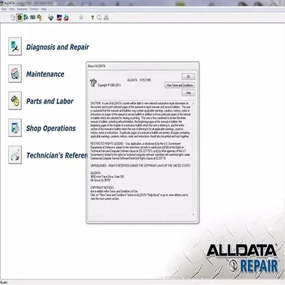 2024 Alldata 10.53 Automotive Diagnostic Software provides all data technical support for cars and trucks with wiring diagrams