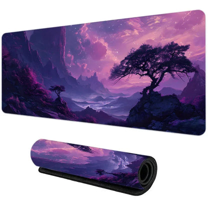 Sakura Japanese Street Anime Mouse Pad Gaming XL Home New HD Mousepad XXL Non-Slip Rubber Office Keyboard Carpet Laptop Mice Mat