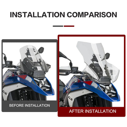 Motorcycle Accessories For BMW R1300GS NEW Expanded Windscreen Windshield GS1300 R1300GS Adventure Wind Deflector Screen Fairing
