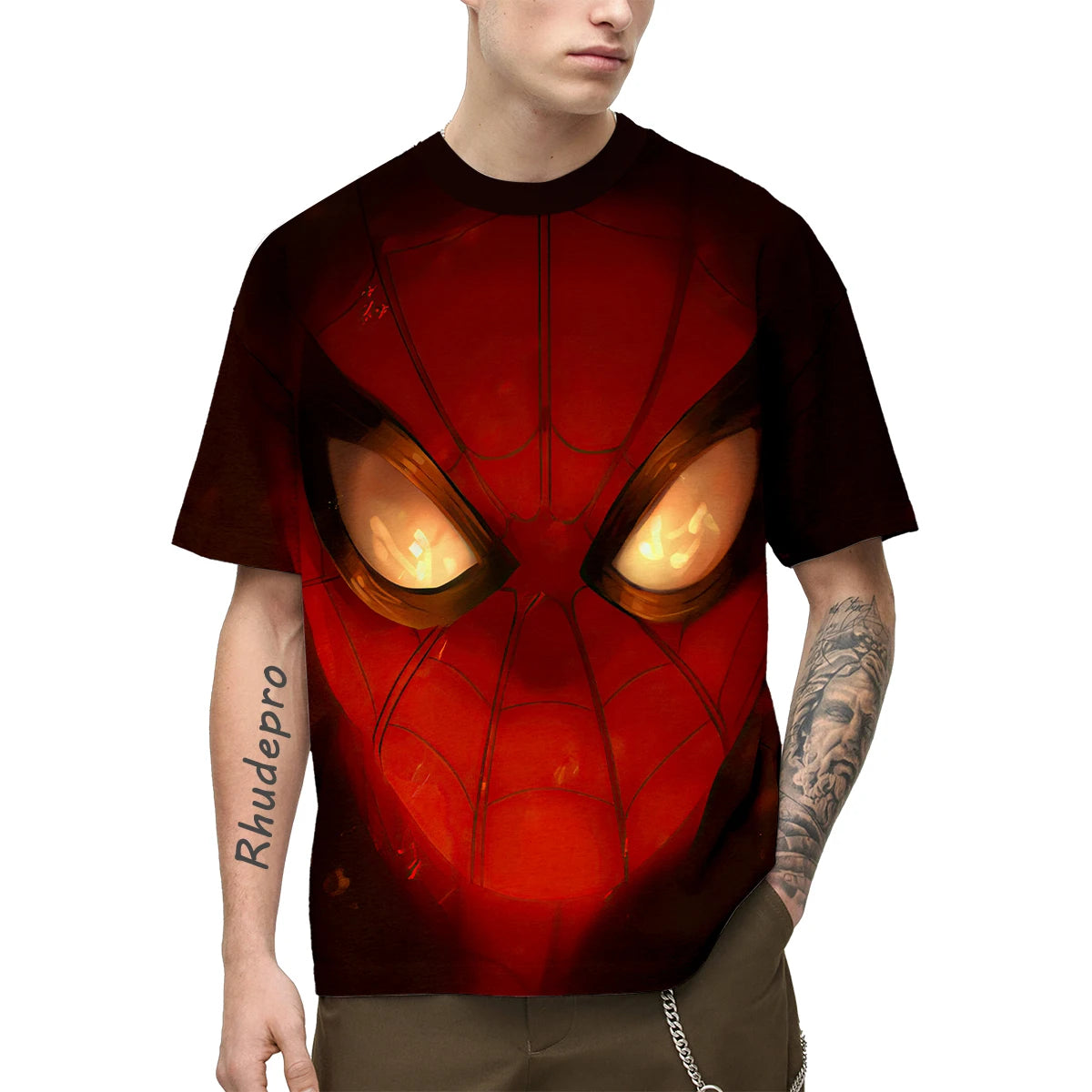 Miniso Superheroes Thanos T-Shirt Summer Kids T Shirts Popular Boys Girls Short Sleeve Casual Sports Top Spiderman Tee Shirts