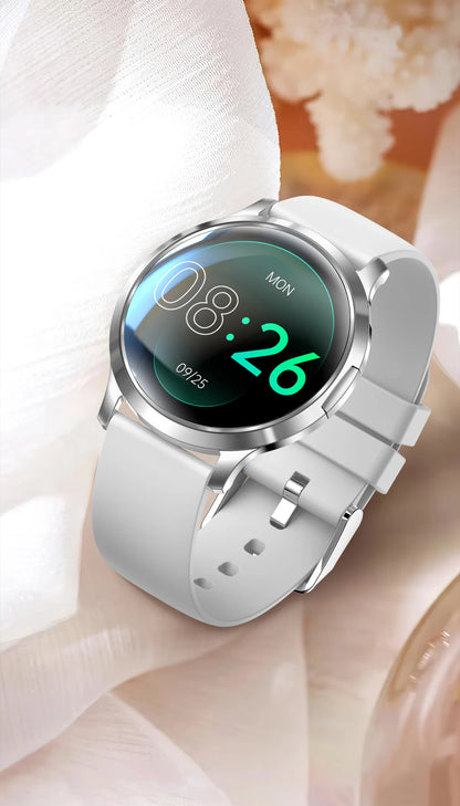 2025 New Smart Watch For Women Gift 1.32 Inch Full Touch Screen Sports Fitness Watches Bluetooth Calls Digital Smartwatch Ladies