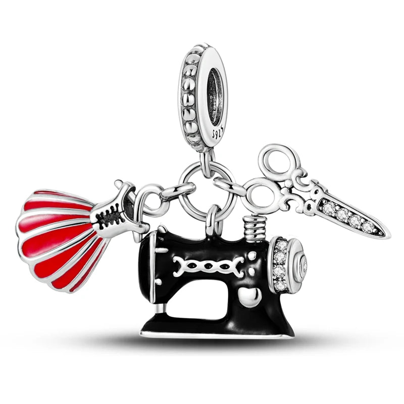 Charm Hot Sales 925 Silver Original Charms Beads Fit Pendant Charm Bracelet Dangle for Women DIY Fine Jewelry Making