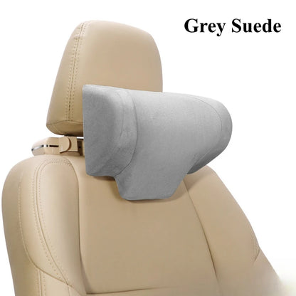 Adjustable Car Headrest Pillow Multi-use Car Neck Pillow for Driving Seat Head Support with Hidden Hook and Tablet Phone Holder