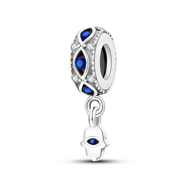 Hot Sale 925 Silver Color Evil Eye Charm Demon Eye Bead For Original  Bracelet&Bangle DIY Making Fashion Jewelry Gift