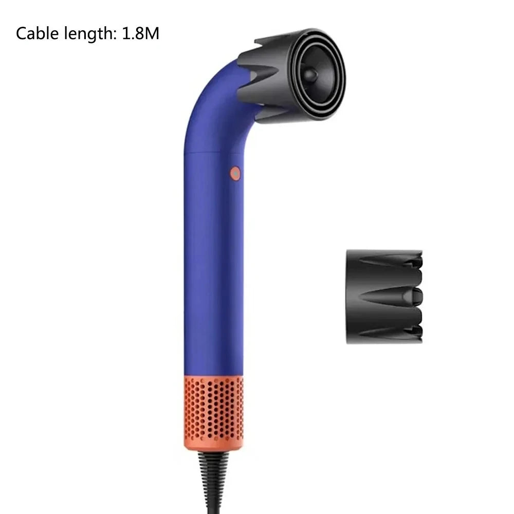 New High Speed Negative Ion Hair Dryer with Bend Tube Nozzle Quick Drying for Household Travel hairdryer home appliance 5 in 1