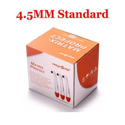 10/50pcs Dental Pro Matrix Bands Easyinsmile Preformed Adjustable Ring Matrices Molar Premolar 4.5/6MM Standard and Curved