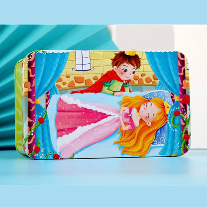 200 Pieces Puzzles for Kids Cartoon Animal Mermaid Jigsaw Puzzle Toy Learning Educational Toys for Children Montessori Games