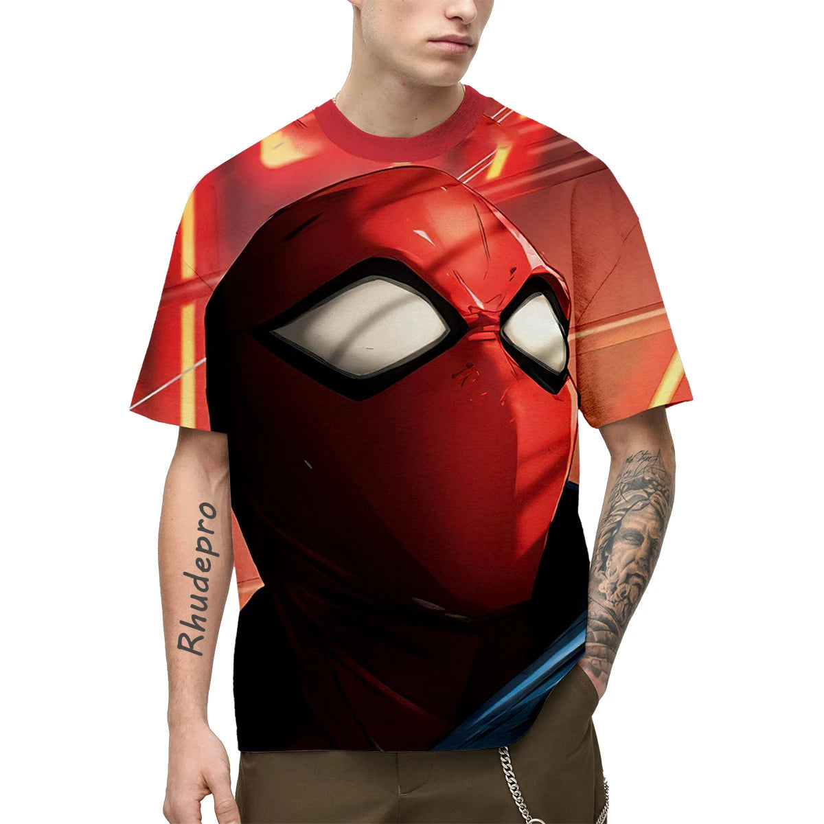 Miniso Superheroes Thanos T-Shirt Summer Kids T Shirts Popular Boys Girls Short Sleeve Casual Sports Top Spiderman Tee Shirts