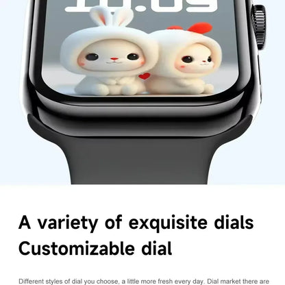 2025 NEW Smart Watch Wireless Charging Smartwatch Bluetooth Calls Men Women Watches Fitness Bracelet Custom Watch Face