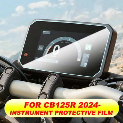 2024 New For Honda CB125R CB 125R Motorcycle Scratch Cluster Screen Dashboard Protection Instrument Film Accessories