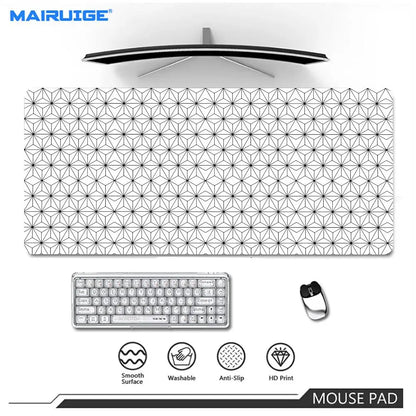 Line texture design Mouse Pad Large XXL Gaming carpet Rubber Lock keyboard Desk Mat Computer playmat Gamers work tablet office