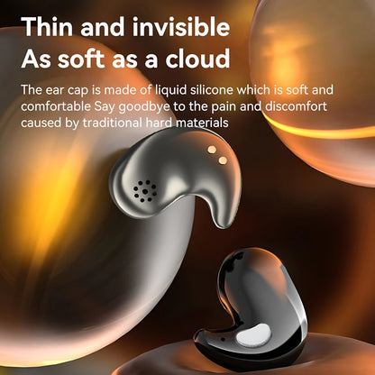 In-Ear Bluetooth Wireless Sleep Headphones Smart LED Display Bluetooth Headset Long Battery Life Gaming Headset For Apple Xiaomi
